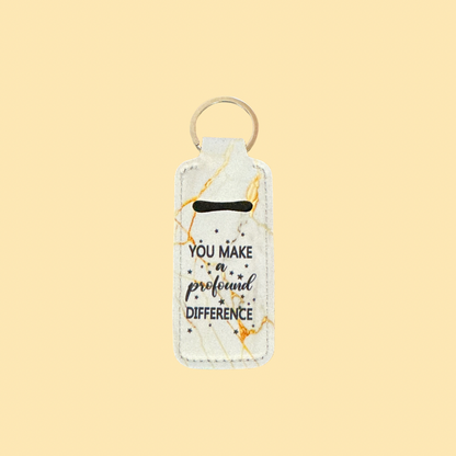 Lip Balm Inspirational keychain